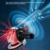 Meuleuse d'angle BOSCH GWS 800 |   800W 12000RPM |   Disque de 100 mm |   Pour la découpe et le meulage du métal/du pierre