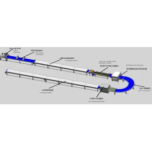 Tahıl bar protein bar enerji bar üretim hattı makinesi