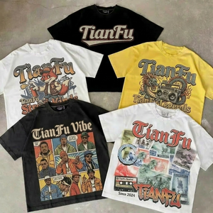 T-Shirt in Cotone Pesante 220gsm con <span class=keywords><strong>Stampa</strong></span> Personalizzata, Maglietta di Alta Qualità per Uomo e Donna, Ordini all'Ingrosso e in Blocco - Product Image 2