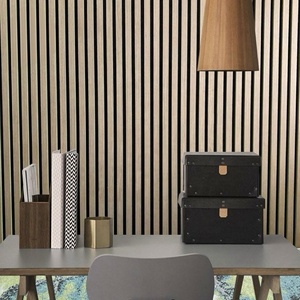 Paneles Acústicos de Madera MDF de Alta Reputación en el País y en el Extranjero, Paneles de Pared Absorbentes de Sonido con NRC 1.1 para Hoteles y Oficinas - Product Image 6