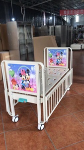 BR-BB03廉价耐用医院靠背可调平板儿童婴儿床儿童床女孩待售 - Product Image 3