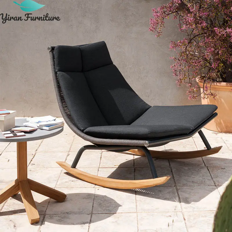 Chaise de jardin à cordes, mobilier d'extérieur, nouveau design moderne,