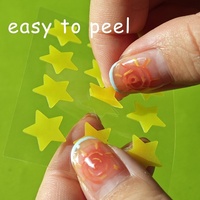 Vente en gros 12 mignon étoile jaune tache Patch hydrocolloïde points d'acné étanche Spot Shield