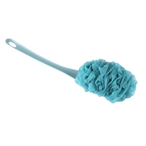 Cepillo de Baño Ovalado de Plástico con Mango Largo, Cepillo para Espalda, Herramienta Mágica de Baño para Niños - Product Image 1