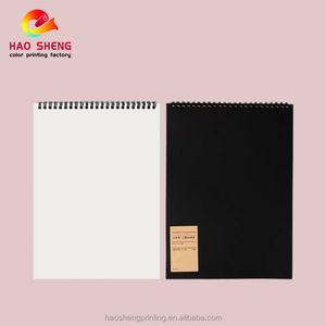 Tùy chỉnh in logo kraft giấy trường xoắn ốc ràng buộc máy tính xách tay Nhật ký nhỏ với Đồng bằng trang - Product Image 2