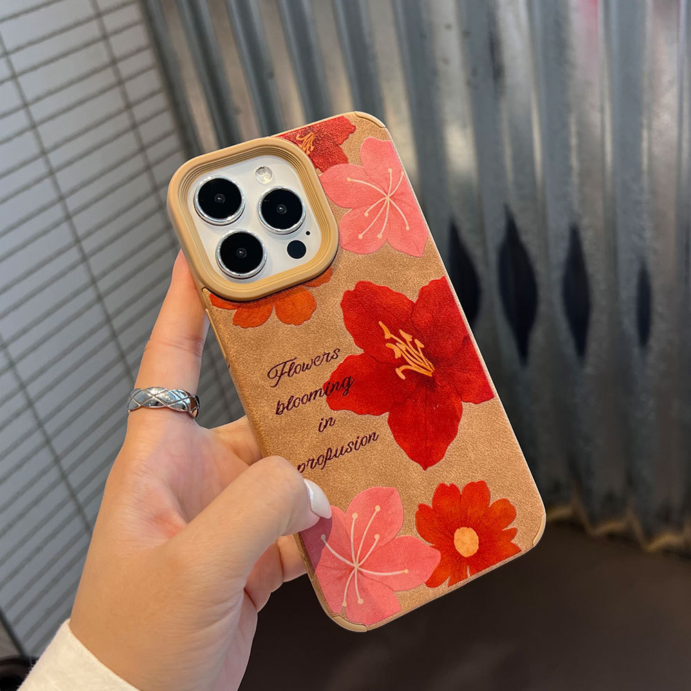 Leather-faced reddish-brown flower