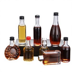 Venta Directa de Fábrica, Botellas de Vidrio con Tapa de Rosca Marca Xunda, 100 Unidades, Recipientes Reutilizables para Vino y Whisky, Formas Personalizadas Disponibles, OEM/ODM - Product Image 1