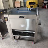 Automatische CX-600 Commerciële Multifunctionele Aardappel-, Fruit- & Knoflookschilmachine met Borstelrol, Hoge Capaciteit voor Wortelgroenten