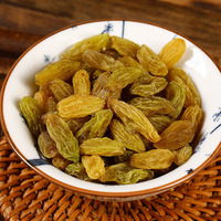 Premium gedroogde hele gouden rozijnen, natuurlijk zoet, 500g, voor snacks, bakken & trailmix, 12 maanden houdbaarheid