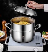 Nouvel ensemble d'ustensiles de cuisine pour la maison, marmite en acier inoxydable en forme de pomme, compatible lave-vaisselle, commandes en gros