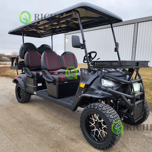 Venta al por mayor de fábrica Precio de descuento Diseño de color <span class=keywords><strong>gris</strong></span> 6 asientos Coche de <span class=keywords><strong>golf</strong></span> chino fuera de carretera para uso personal Carro elegante - Product Image 2