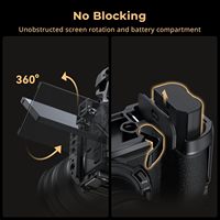   Kit de cage pour appareil photo Z6 III pour Nikon Z6 III, avec poignée supérieure et pince pour câble, cage complète en alliage d'aluminium - 4520