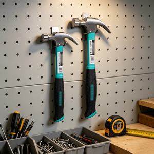 Marteau de charpentier portable spécialisé de petite taille 300 mm avec tête forgée en acier à haute teneur en carbone pour le bricolage - Product Image 1
