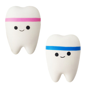 ของเล่นบีบฟัน PU ลดความเครียด ลูกบอลบีบพิมพ์โลโก้ได้ ของขวัญส่งเสริมการขายสำหรับคลินิกทันตกรรม แคมเปญดูแลสุขภาพฟัน สำหรับทุกเพศ - Product Image 6