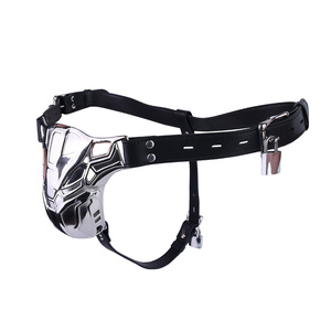 Jaula de <span class=keywords><strong>Castidad</strong></span> para <span class=keywords><strong>Hombre</strong></span> FX-NK9034, Diseño de Cápsula Espacial, Acero Inoxidable, con Cinturón Bloqueable, Pantalones de <span class=keywords><strong>Castidad</strong></span> para Abstinencia Masculina - Product Image 5