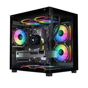 Chasis Compacto Micro ATX para Juegos con Ventana de Vidrio Templado y Espacio para Enfriador de CPU de 158 mm - Product Image 1