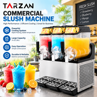 Machine à Granita Commerciale Double Cuve pour Boissons Glacées, Idéale pour Jus, Café et Bubble Tea – Vente Directe Usine