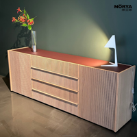 NORYA Coiffeuse de Luxe Moderne avec Rangement Modulaire Grande Capacité pour Hôtel, Chambre, Salle à Manger, Salon - Meuble