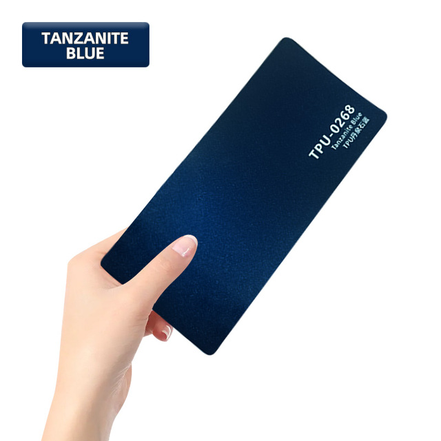 XTFF PPF Self-Healing Color Changing TPU TANZANITE BLUE 7.5mil UV/IR Proof Anti Scratch Glossy 8 Year Body Roll
