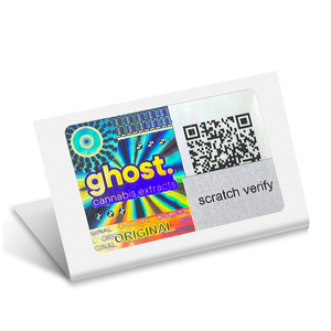 Adesivo personalizado de <span class=keywords><strong>qr</strong></span> com código, adesivo holográfico anti-falsificação de impressão - Product Image 4