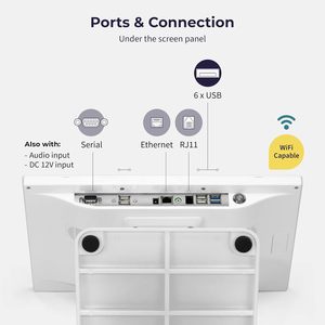 볼코라 소매 레스토랑 <span class=keywords><strong>POS</strong></span> 터미널 소규모 비즈니스 포인트 세일 금전 등록기 안드로이드 11 OS 15.6 "터치 스크린 쿼드 코어 <span class=keywords><strong>CPU</strong></span> 1 - Product Image 4