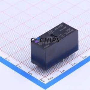 HF115F/012-2ZS4 Power Relay DIP,12.7x29mm Relay 12V 2 Changeover: 2C (DPDT-Changeover)::: 8 8A-250VAC - Product Image 1