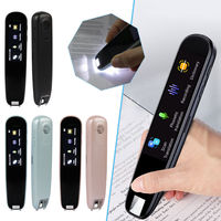 Stylo de traduction vocale instantanée intelligente AI de 2.22 pouces multi-langues connectivité BT/WiFi écran tactile international Android AMOLED