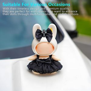 Aimpiwt estilo real 17cm muñeca Halloween Cosplay traje ciruela/negro vestido escalonado arco tocado hecho plástico duradero para mayores de 12 años - Product Image 6