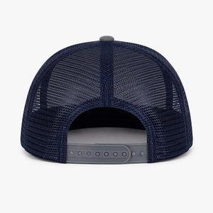 Casquette de baseball T&L Business à 5 panneaux en tissu éponge et maille, à visière plate, avec sangle réglable et logo brodé personnalisé pour les sports de plein air - Product Image 5