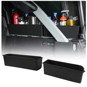 Caja <span class=keywords><strong>Caddy</strong></span> para maletero, accesorios internos, 4 Uds., organizadores de bandeja de almacenamiento para maletero, caja lateral de carga trasera para Bronco 2021 2022 2023, 4 puertas - Product Image 2