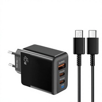 Nouveau chargeur multi-ports transfrontalier 45W, prise en charge de tous les protocoles, avec charge rapide USB Type-C, compatible Apple 20W PD