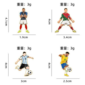 Spilla in lega con stampa commemorativa 2026: Cristiano <span class=keywords><strong>Ronaldo</strong></span>, Neymar e Mbappé - Edizione Speciale - Product Image 4