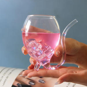 Vasos de Vidrio en Forma de Vampiro para Vino, Whisky, Resistentes al Calor, para Beber Jugo, Utensilios de Bar - Product Image 3