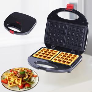 Mini Waflera Eléctrica Personal <span class=keywords><strong>de</strong></span> Acero Inoxidable Holandés con <span class=keywords><strong>Placas</strong></span> Intercambiables para Hash Browns y Pan Tostado a la Francesa - Product Image 1