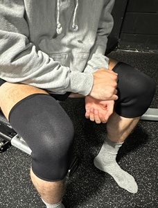 Genouillères 7 mm pour la musculation, le strongman, l'haltérophilie, le <span class=keywords><strong>crossfit</strong></span>, protection des genoux pour levées de poids lourds - Product Image 5
