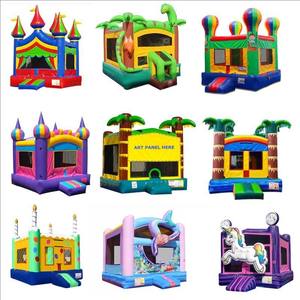 מותאם אישית pvc מיני מתנפחים הטירה קופצנית 13 x13 חיצונית לילדים עם קפיצות טרמפולינה להקפיץ בית למסיבה - Product Image 4