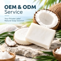 Savon de Castille OEM/ODM Original Frais et Sans Parfum, Vegan, Sans OGM, à l'Huile de Coco, Doux pour Peaux Sensibles, Barres de 4 oz, Lot de 6