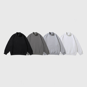 H5277 Produttori di Abbigliamento, Felpa Unisex Personalizzata in French Terry 380g, Collo Alto, Spalle Scese, Oversize - Product Image 1