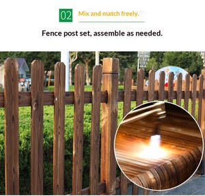 Pannello di recinzione <span class=keywords><strong>in</strong></span> <span class=keywords><strong>legno</strong></span> anti-marciume per esterni, per <span class=keywords><strong>giardino</strong></span>, cortile, privacy, per villa e patio - Product Image 5