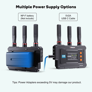 Transmisor y Receptor de Video Inalámbrico para Cámara Sony <span class=keywords><strong>Canon</strong></span> 4K 450M1500FT para Eventos de Transmisión en Vivo Profesional al Aire Libre y Fotografía - Product Image 6