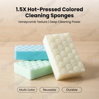 Spons Melamin Ajaib Nano Kepadatan Tinggi untuk Pembersihan Interior Mobil, Peralatan Makan, Sepatu, Bentuk Persegi Panjang 30.0 mm 10*7*3cm