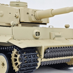 3818-1 1/16 allemand Tiger I réservoir modèle COOLBANK tourelle rotative à 360 ° modifiée 2.4Ghz <span class=keywords><strong>IR</strong></span> + BB bataille RC jouets adultes réservoir passe-temps cadeaux - Product Image 4