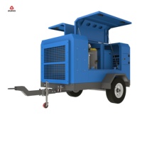 Compresseur d'air mobile électrique du système de contrôle intelligent 45kw de rendement énergétique élevé