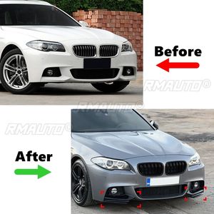 Alerón Delantero Negro Brillante para Automóvil, Difusor, Kit de Carrocería, Tuning para BMW Serie 5 F10 F11 M Sport 520i 530i 2011-2017 - Product Image 4