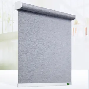 Custom made electric linen roller blind manual blinds motorized roller blinds Persianas Simple Rolling window shades