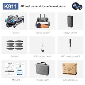 Drones <span class=keywords><strong>K911</strong></span> <span class=keywords><strong>Max</strong></span> 8k Gps 4k Professionnels Évitement d'Obstacles Double Caméra HD Moteur Brushless Quadcopter Pliable Dron RC <span class=keywords><strong>K911</strong></span> <span class=keywords><strong>Max</strong></span> - Product Image 5