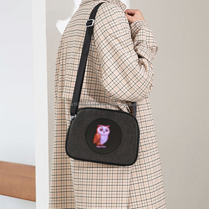 Sac à bandoulière LED tendance, sac de voyage quotidien grande capacité, sac bandoulière avec écran d'affichage, sac banane, sac de poitrine réglable pour animaux de compagnie 5V - Product Image 5