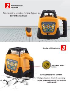 OEM profesional 500M nivelador láser automático electrónico autonivelante rotativo giratorio nivel láser rojo - Product Image 4