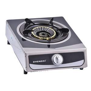 Fourniture par le fabricant Nouveautés Cuisinière à <span class=keywords><strong>gaz</strong></span> à brûleur unique à prix bon marché Table <span class=keywords><strong>de</strong></span> <span class=keywords><strong>cuisson</strong></span> à <span class=keywords><strong>gaz</strong></span> domestique antiadhésive en acier inoxydable - Product Image 5