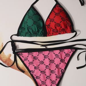 Nuevo Diseño de Bikini de 3 Piezas con Top Corto y Escote Pronunciado, Traje de Baño Sexy para Playa y Fitness para Mujer - Product Image 4